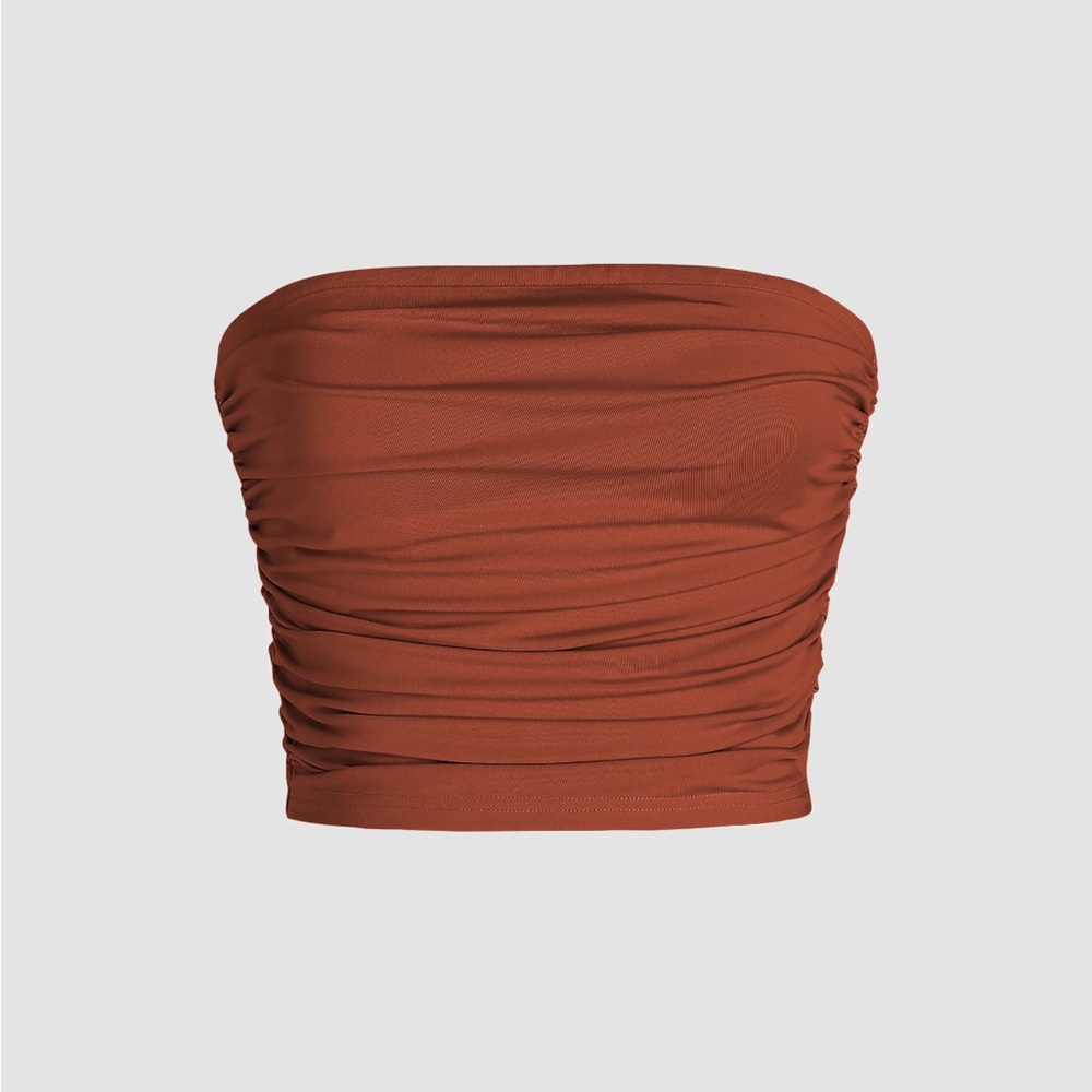 Ruched Tube Top